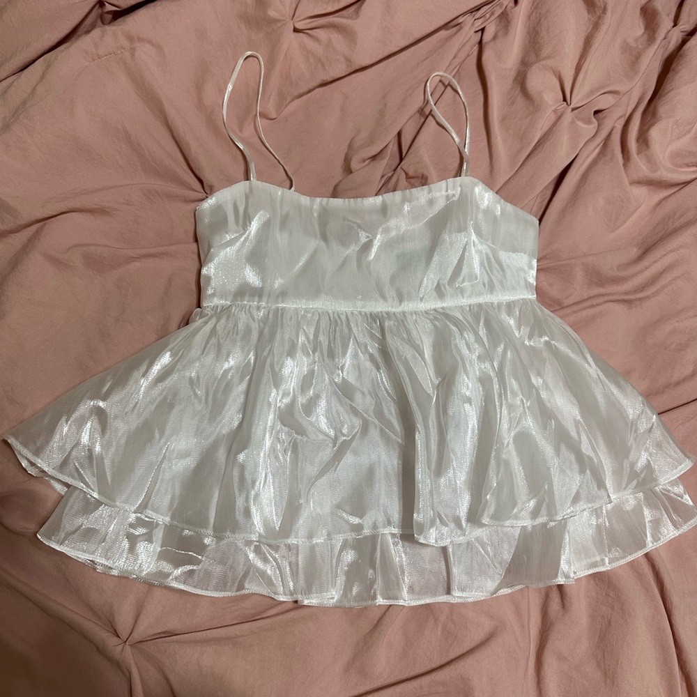 Fun white top